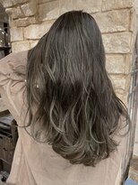 オレロ 国立(olelo)&nbsp;暗めカラー/グランマッシュ/デザインカラー/フェザーパーマ/国立