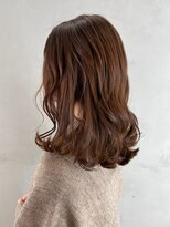 アイティーバイアルバム 松戸店(IT by ALBUM) ブラウンベージュ_外ハネボブセクションカラー_ba367771