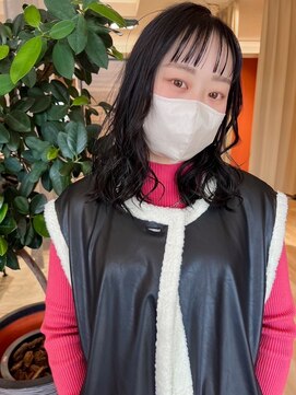 バランス ヘアーアンドアイラッシュ 野田店(balance.) ミディアムスタイル