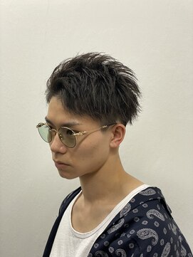 ヒロギンザ 新橋日比谷口店(HIRO GINZA) メンズかきあげビジネスヘア　新橋　理容室　床屋　ヒロ銀座