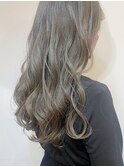 透明感!アッシュグレージュ
