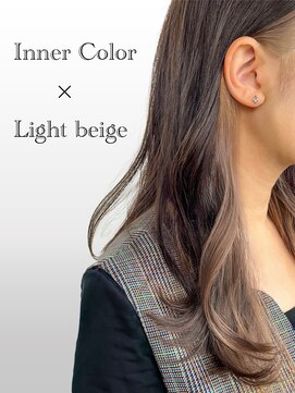 サラジュ 仁川店(SARAJU) デザインカラー イヤリングカラー×透明感◎ライトべージュ