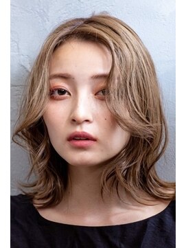 アース 鶴見店(HAIR&MAKE EARTH) 顔周りレイヤーミディアム