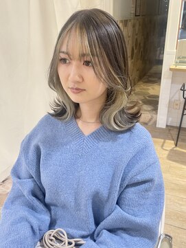 ネオリーブ チロル 横浜西口店(Neolive CiroL.) フェイスフレーミングインナー　シアーベージュ　2wayバング