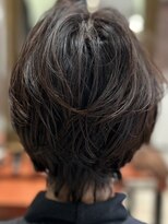 ヘアークリアー 春日部 大人可愛いバックポイント高めのショートスタイル/30代40代50代
