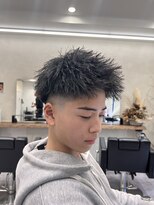 ルースト 京都駅前店(ROOST)&nbsp;ツイストパーマ×ジェットモヒカン