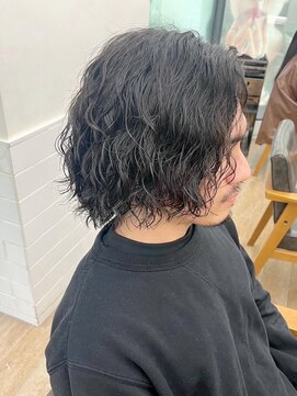 ネオリーブ クーロ メゾン 横浜(Neolive curro Maison) 波巻きスパイラル×ツイストパーマ[メンズ]