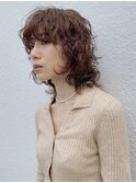 大人のミディアムパーマ