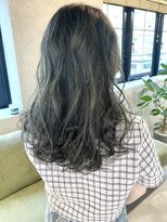 サニーサイドサロン(SUNNY SIDE SALON) highlightグレージュ／ロング／カールスタイル/たまプラーザ