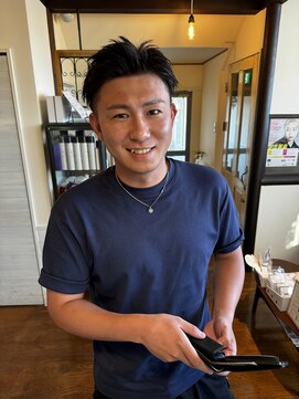 スパイスシー(spice_c) 清潔感抜群！メンズアップバングショート