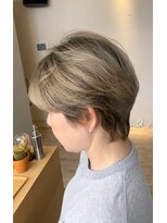 ソイア 春日井店(Soea) ケアブリーチ　プラチナブロンドシャドウルーツ