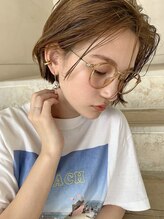 ベル 銀座5丁目店(Belle) 顔周りカット/似合わせカット/タッセルボブ/前髪長め/小保方優里