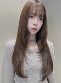 似合わせ小顔レイヤーロング_渋谷/髪質改善
