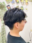 メンズ フェザーパーマ