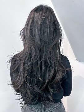 アルバム 渋谷パルコ(ALBUM) 顔周りレイヤーくびれヘアおくれ毛韓国ヘア_ba538711