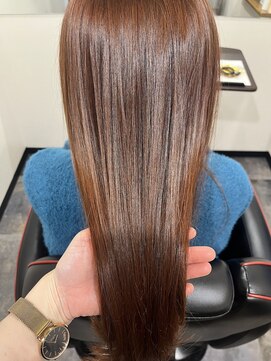 ベルポ(Bellpo) オレンジブラウンカラー/髪質改善/ハイトーン