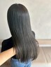 【アイロンいらずの毎日へ】髪質改善縮毛矯正+似合わせカット　￥23000