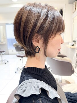 ボーテコンシェル 錦糸町(beaute concier) くびれショート/ショート/ショートボブ/ボブ/ハイライト