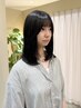 【miku指名限定】カット+艶髪カラー+髪質改善トリートメント　￥15000