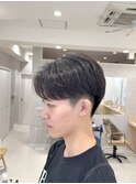 仙台メンズカット/センターパート/ショートセンターパート