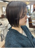 切りっぱなしボブ
