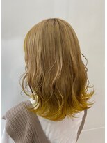 プロデュース 淵野辺店(Produce) ハイライトブリーチダブルカラーレイヤーカットくびれレイヤ