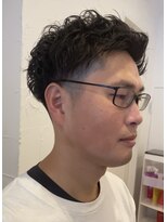 ハーティーモトヤワタ(hearty MOTOYAWATA)&nbsp;短髪こなれ感おとなメンズヘア