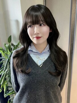 イコ 心斎橋(.ico) くびれヘア×オリーブグレージュ