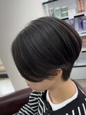 【小顔見せ】丸みシルエットショートボブ