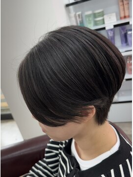 リシャルム 新保店(Re charme) 【小顔見せ】丸みシルエットショートボブ
