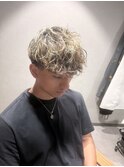 波巻きツイストスパイラル/リバースセンターパート/柏