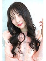 フィガロミーナ(FIGARO MINA) 2026 愛されゆる巻きロング×透け感バング