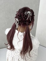 カシュカシュ 表参道(cache cache)&nbsp;ヘアメヘアセットヘアアレンジガーリーヘアツインテール