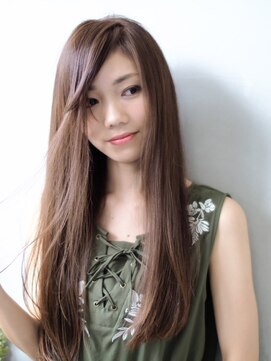 ヘアーループレル(Hair ruup Rell design works) 大人かわいい柔らかストレート
