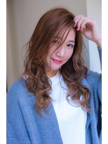 ロンド ルージュ 銀座店(Lond rouge)&nbsp;低温デジタルパーマ　オリーブベージュカラー