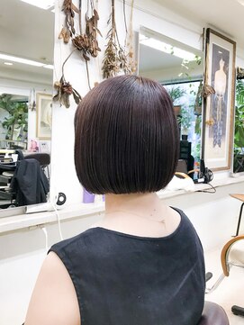 リブロ 三軒茶屋(LIBRO) ノンブローのラインボブ