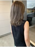 20代30代大人可愛いハイライト艶感グレージュ大人