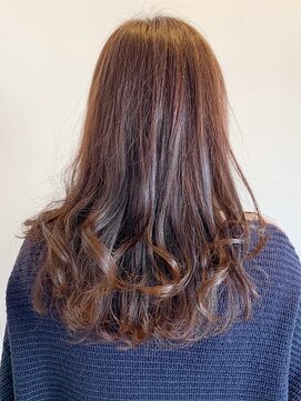 アークスヘアー 大人可愛い★エレガントなツヤ感オレンジブラウン