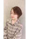 ハイトーン大人レイヤーボブ