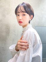 Liberte銀座 大人可愛い小顔ショート×透明感ベージュ