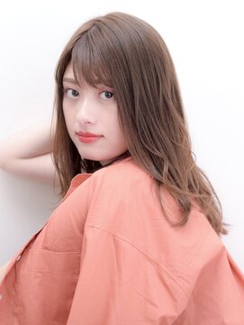 アンブル リュクス 池袋(amble luxe) ミルクティー/ミニウルフ/テラコッタ/ストレート/くすみブルー/