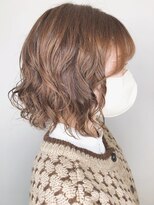 ジェイエルビー(JLB) 【JLB・yuko】切りっぱなしボブ+波ウェーブパーマ