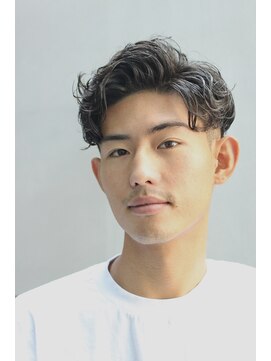 レンゲン(LENGEN) メンズかき上げニュアンスマッシュサイドパート韓国マッシュ