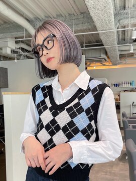 カフ(CAF) 【一番人気！！CAF照下 お洒落ハイトーンボブ】