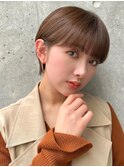 前髪重めショート