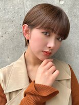 前髪重めショート