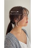 顔まわりcut