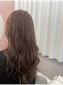 髪質改善カラー/ブリーチなし/ミルクティーベージュ
