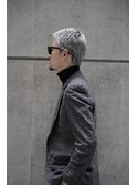 大人男子のブリーチカラー