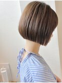 ミニボブとマロンベージュ【沼座悠人】横浜モード